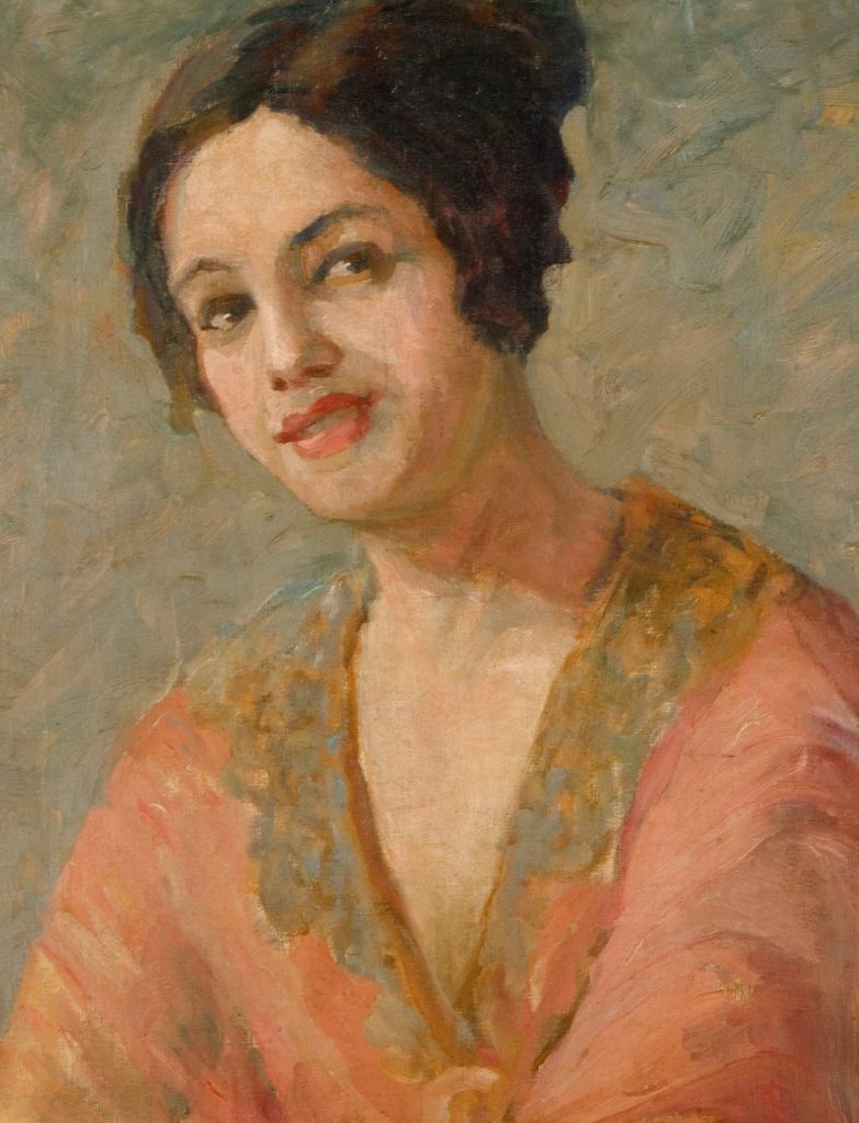 autorretrato-com-vestido-laranja